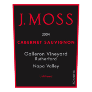 2004 Cabernet Sauvignon, Galleron Vineyard, Rutherford (Library Wine)