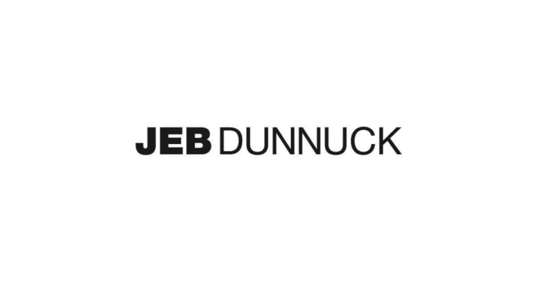 Brand logo reading 'JEB DUNNUCK'.
